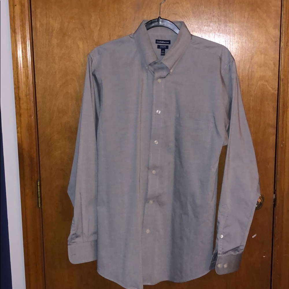 Grey button shirt